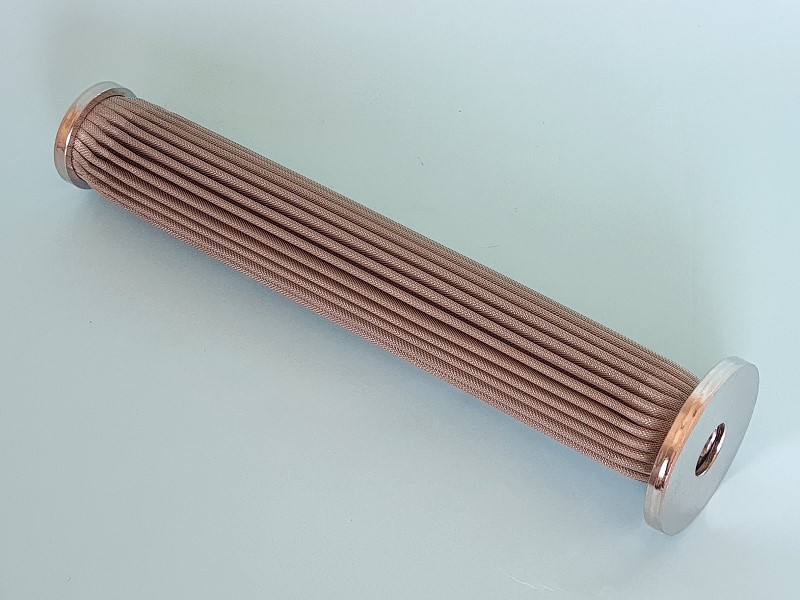 Metal fiber folded filter element (customized)
